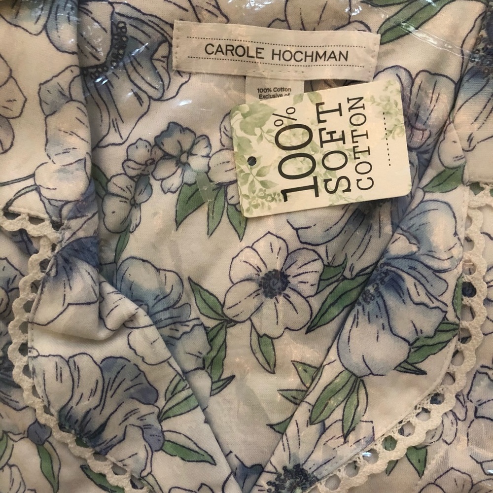 Carole Hochman Floral Print Jersey Knit Pajamas